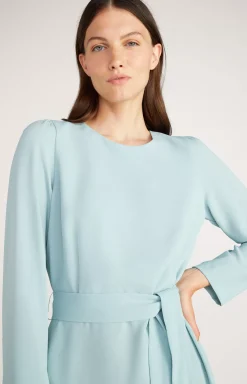 Crêpe Dress in Mint