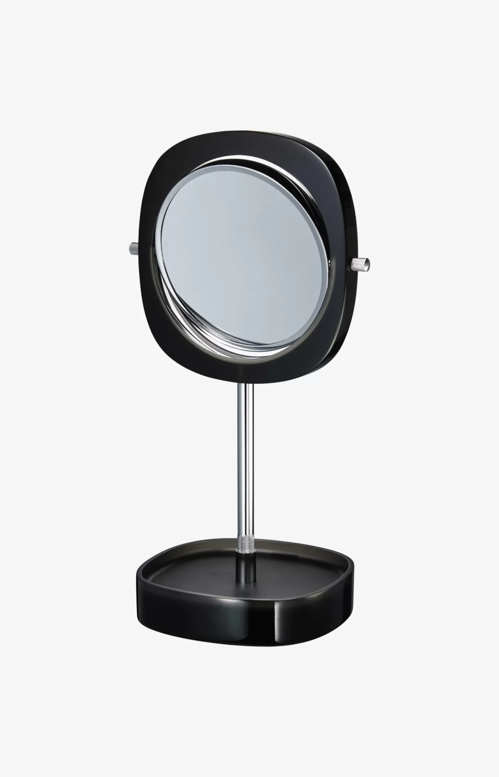 Crystal Line cosmetic mirror in anthracite