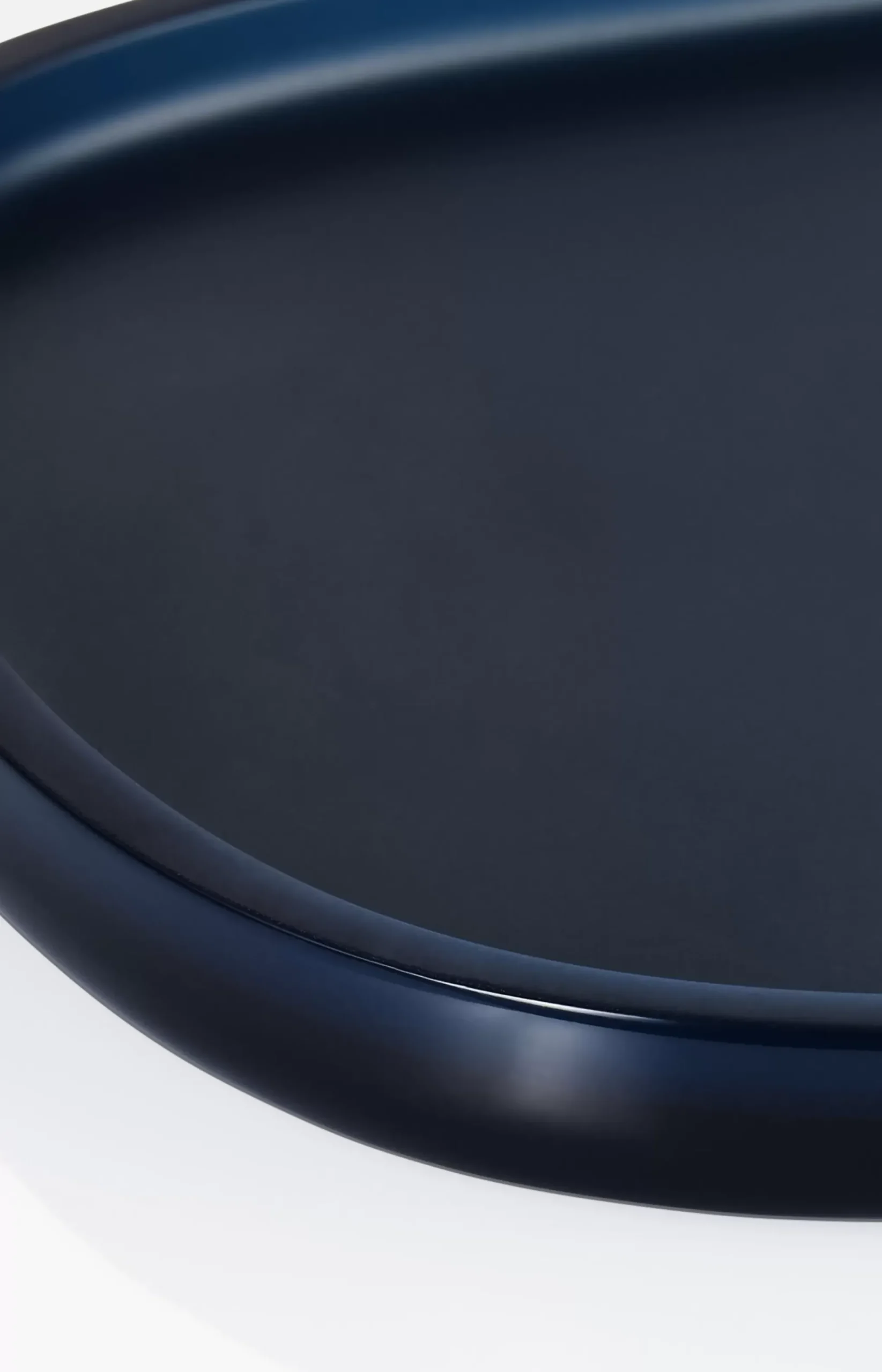 Crystal line large dark blue tray