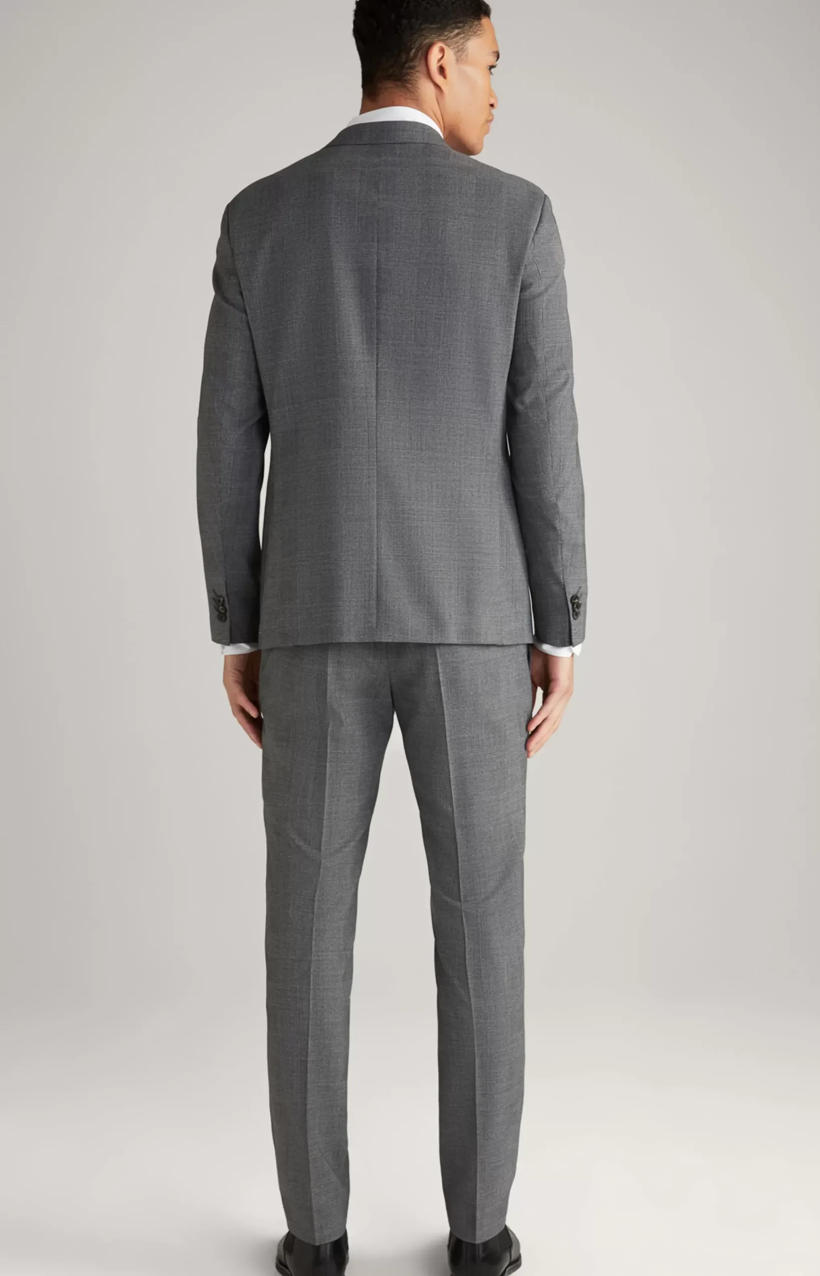 Damon Gun Suit in Grey Check