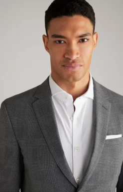 Damon Gun Suit in Grey Check