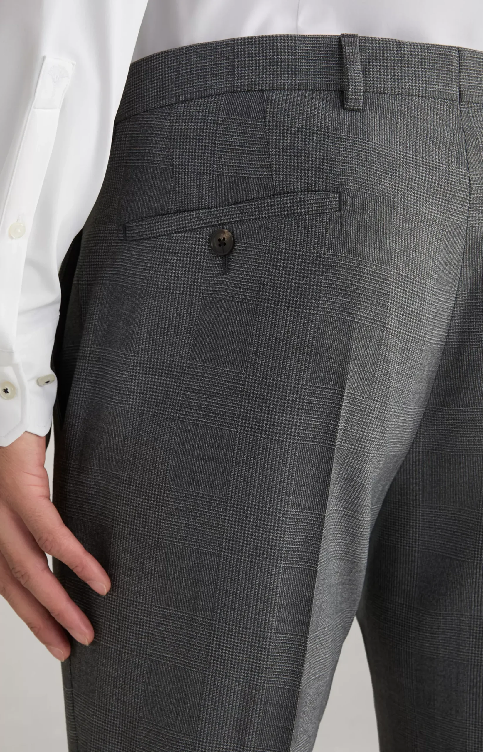 Damon Gun Suit in Grey Check
