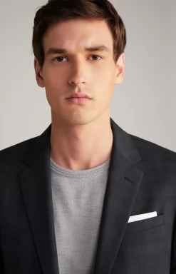 Damon Jacket in Dark Blue Check
