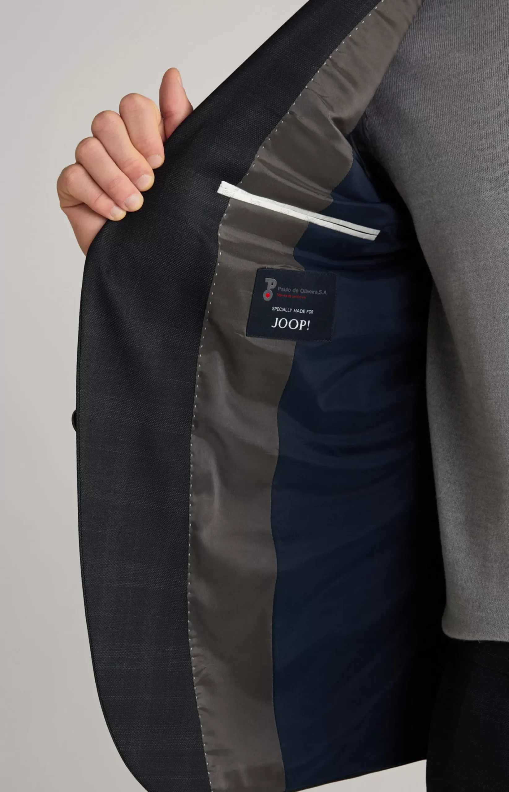 Damon Jacket in Dark Blue Check
