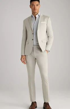 Damon Modular Jersey Jacket in Sand