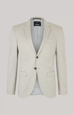 Damon Modular Jersey Jacket in Sand