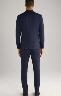 Damon-Gun Suit in Dark Blue Mélange