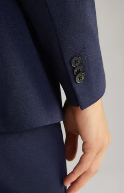 Damon-Gun Suit in Dark Blue Mélange