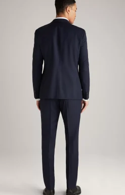 Damon-Gun Suit in Dark Blue mélange
