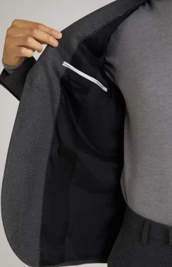 Damon-Gun Suit in Grey Mélange
