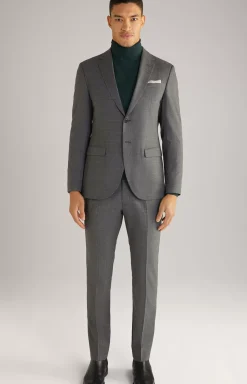 Damon-Gun Suit in Grey Mélange