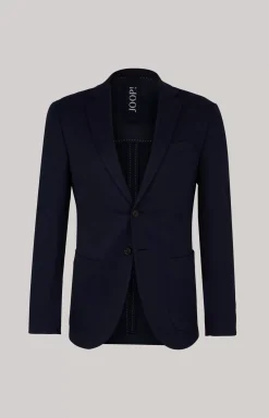 Dash Jersey Jacket in Navy Flecked