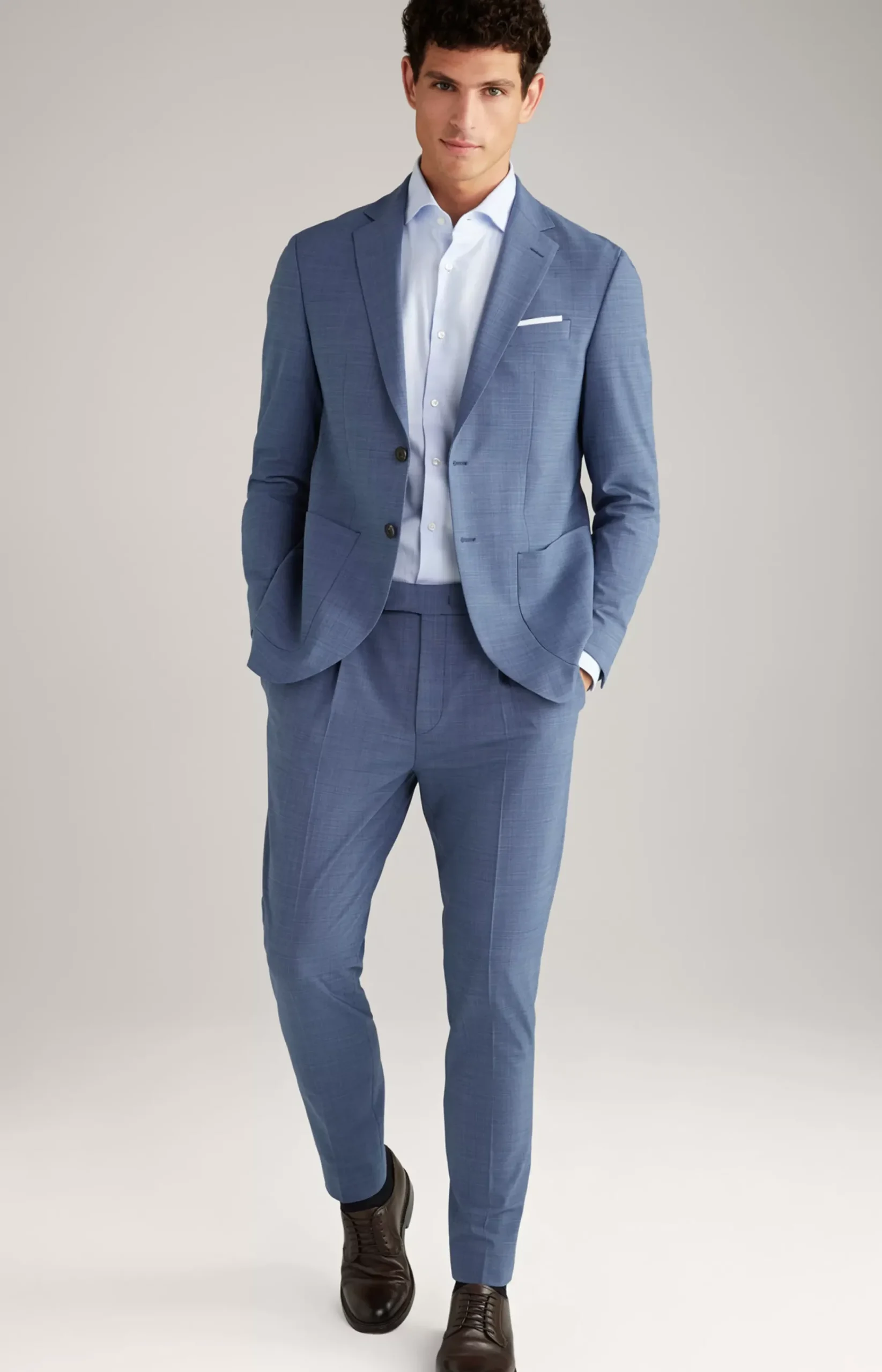 Dash-Bird Suit in Blue mélange