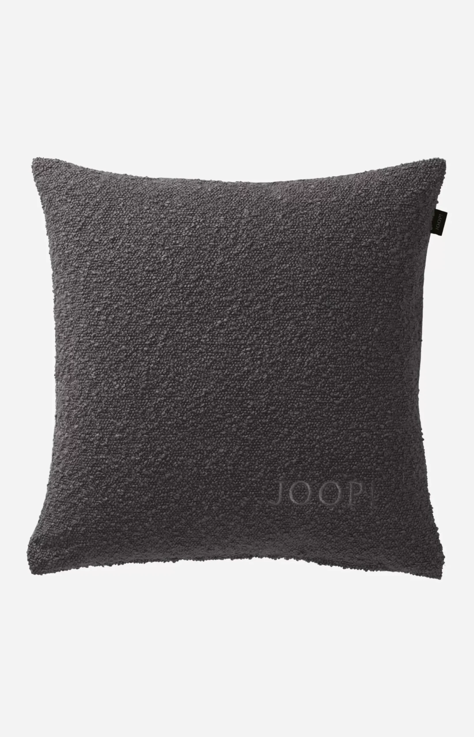 Decorative pillow case JOOP! TOUCH in Anthracite, 40 x 40 cm