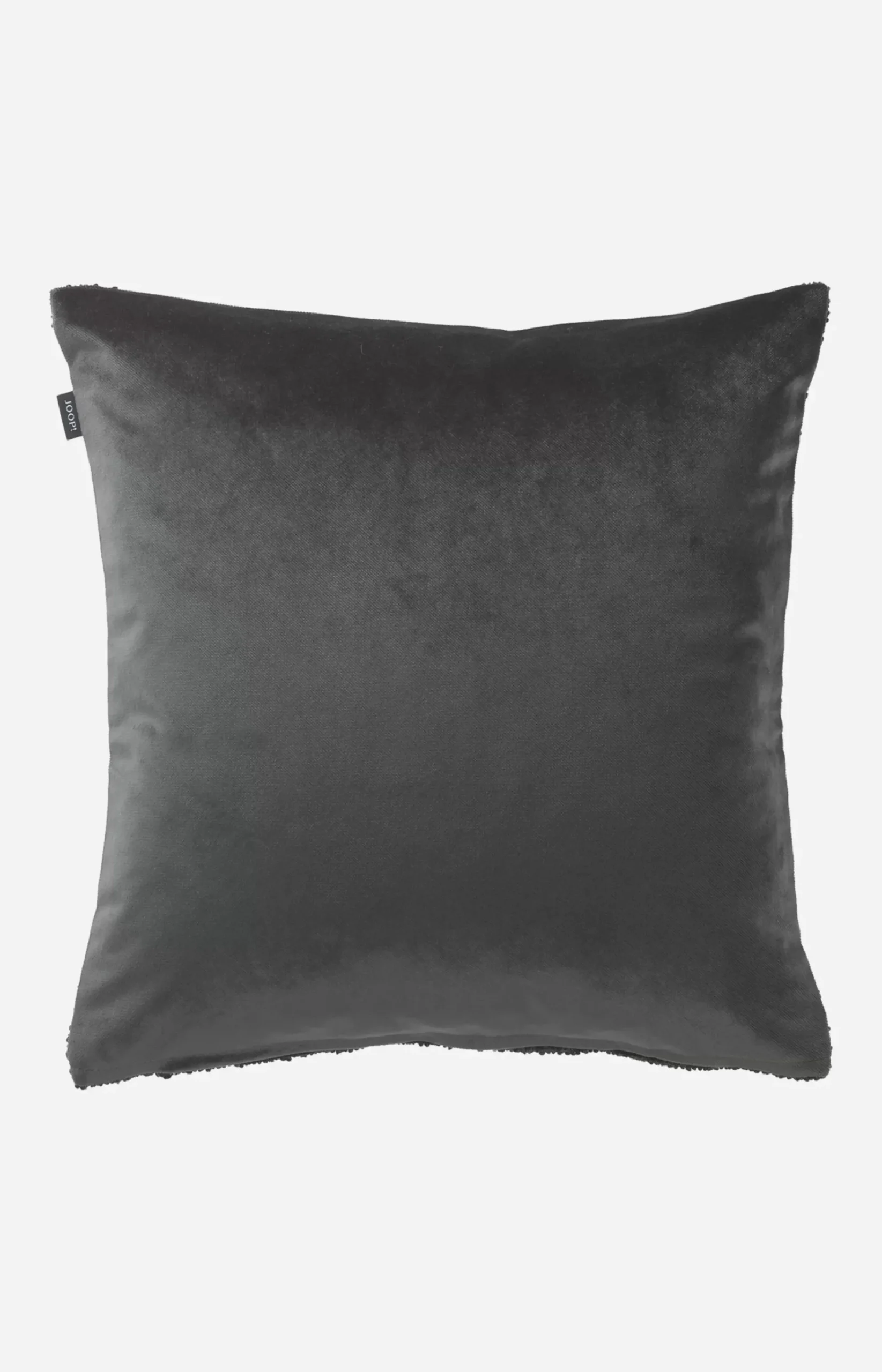 Decorative pillow case JOOP! TOUCH in Anthracite, 40 x 40 cm