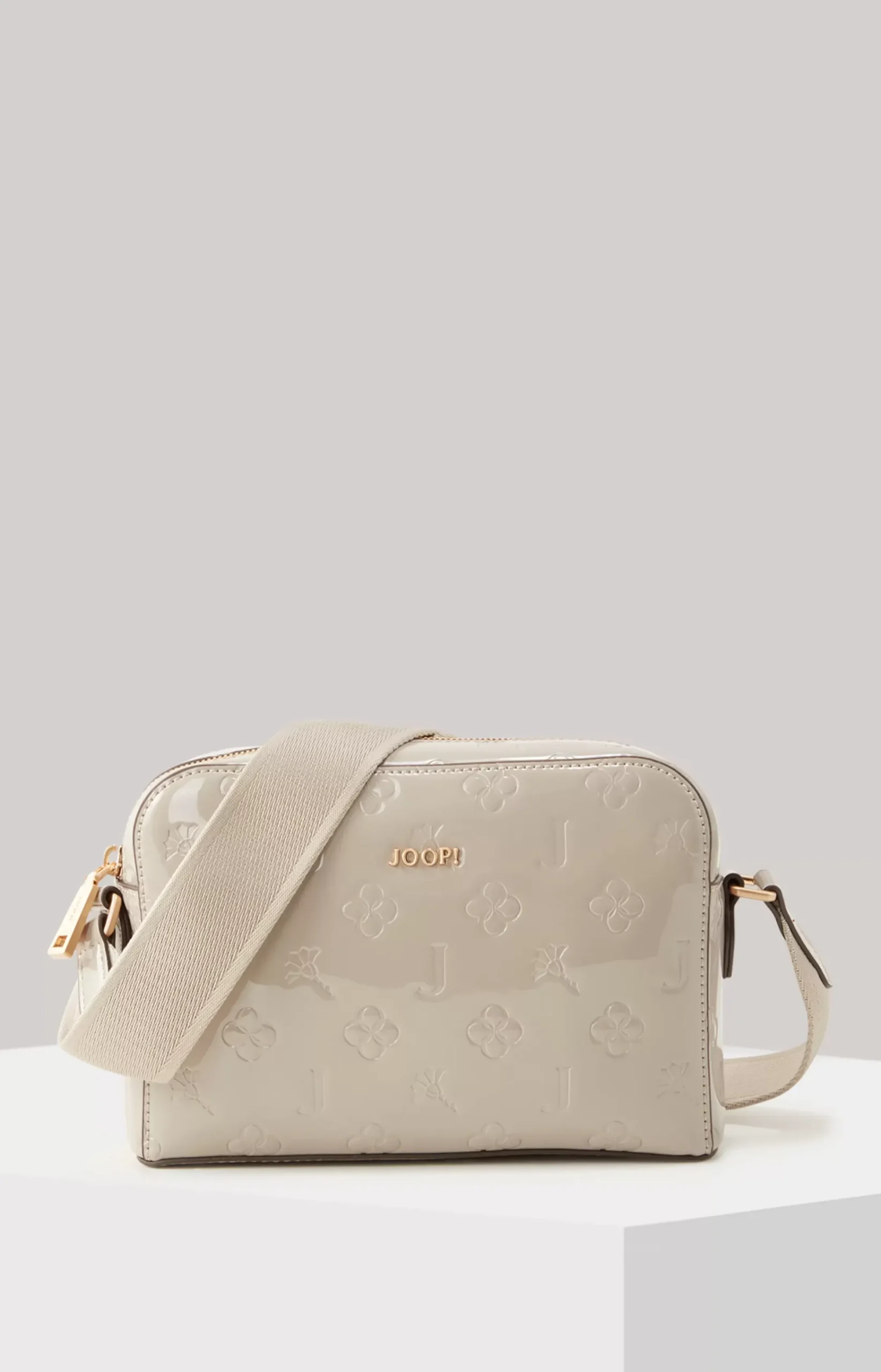 Decoro Lucente Cloe Shoulder Bag in Greige