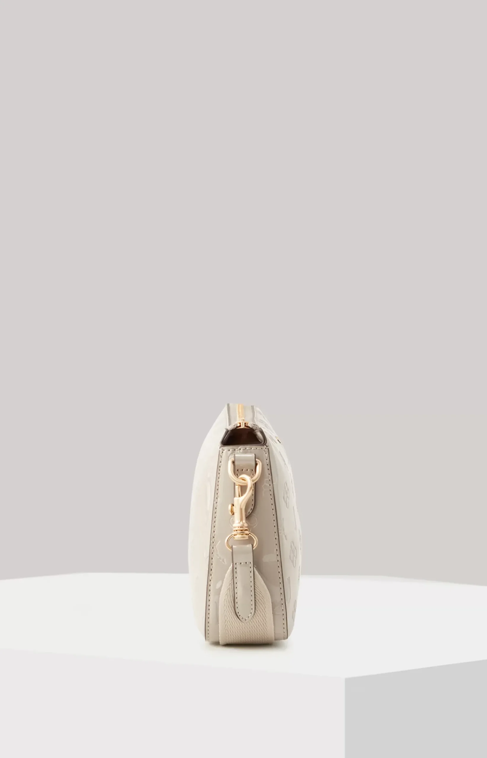 Decoro Lucente Jasmina Shoulder Bag in Greige
