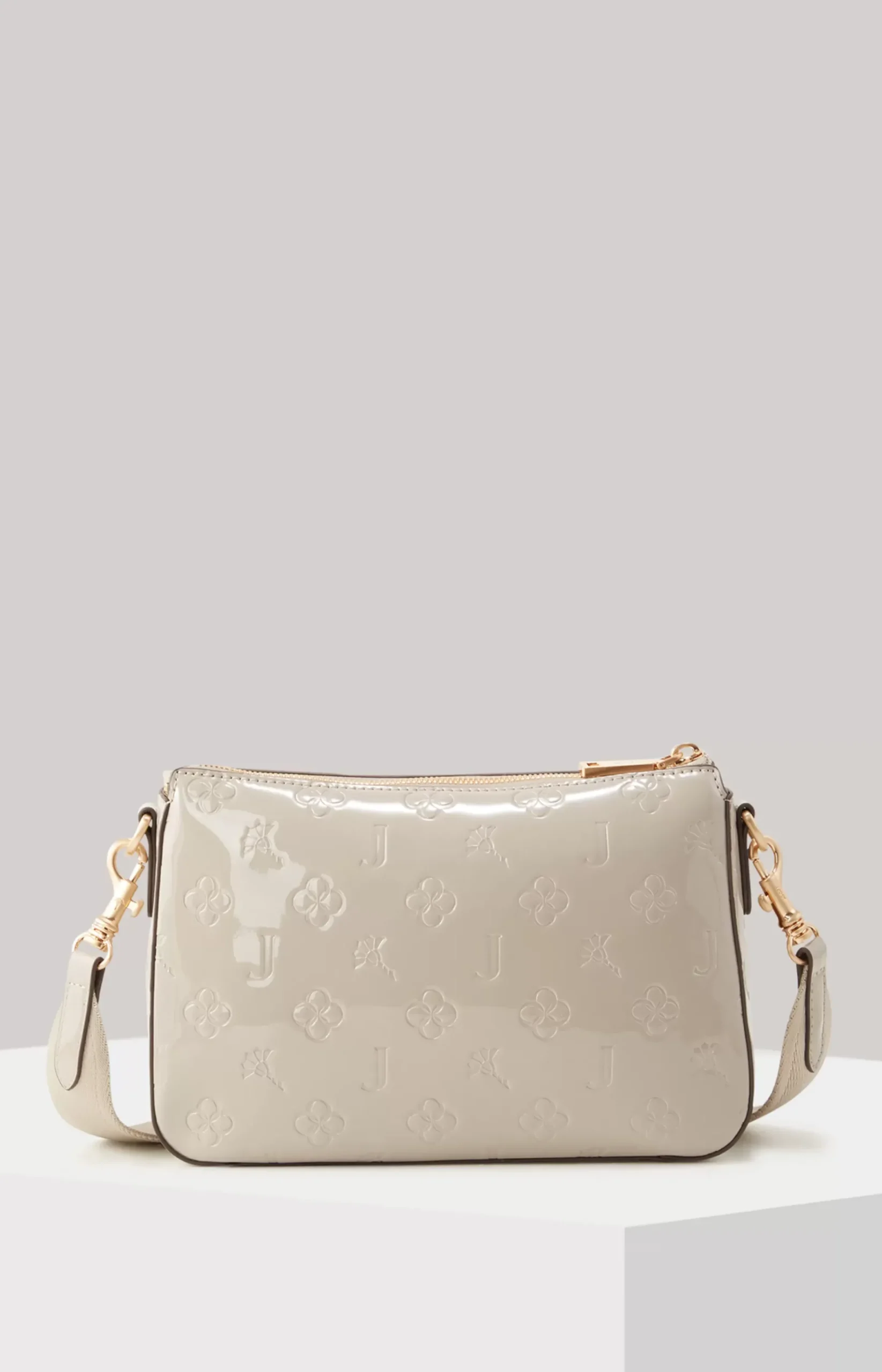 Decoro Lucente Jasmina Shoulder Bag in Greige