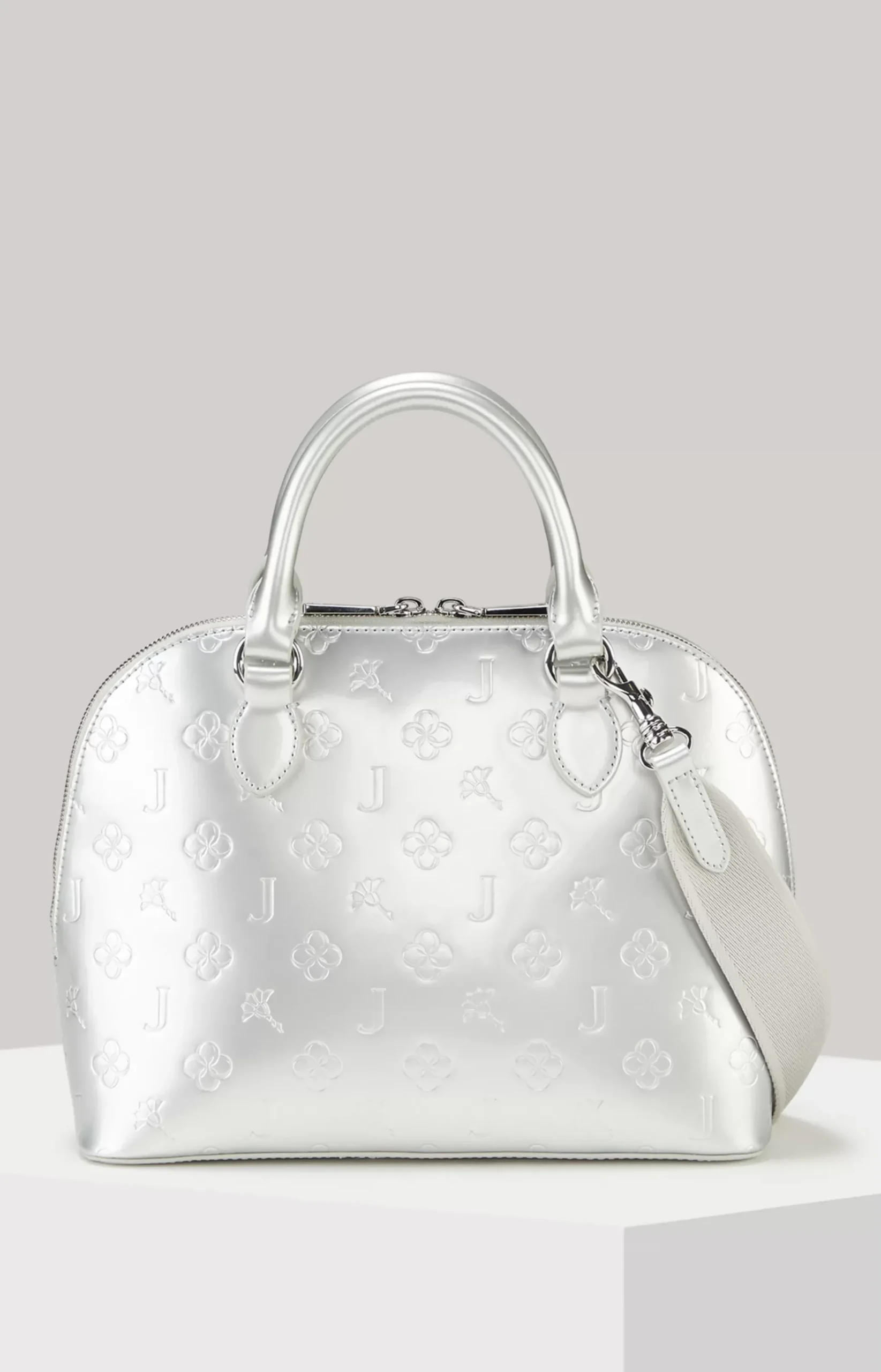 Decoro Lucente Suzi Silver Handbag