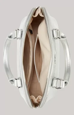 Decoro Lucente Suzi Silver Handbag