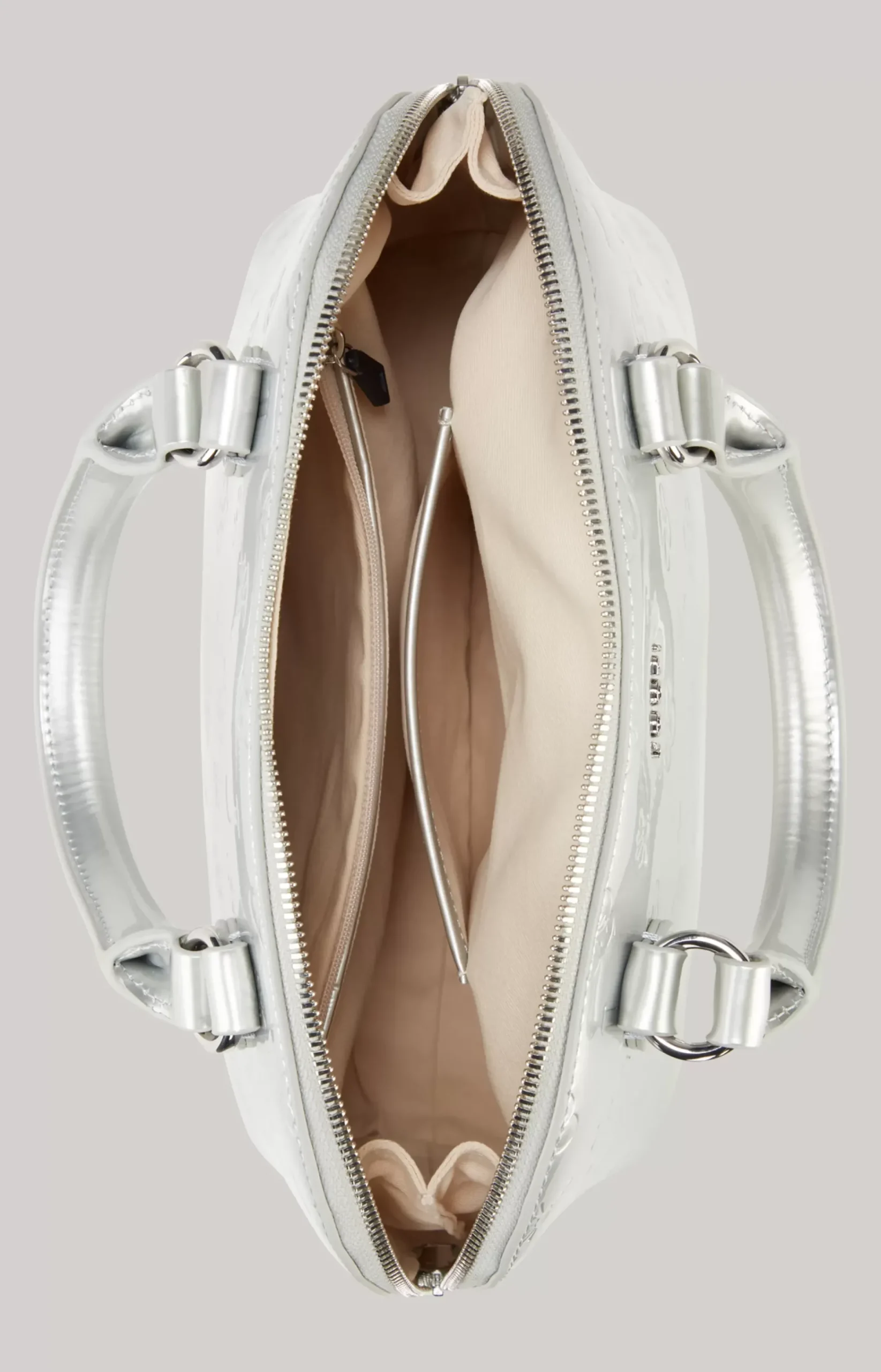 Decoro Lucente Suzi Silver Handbag