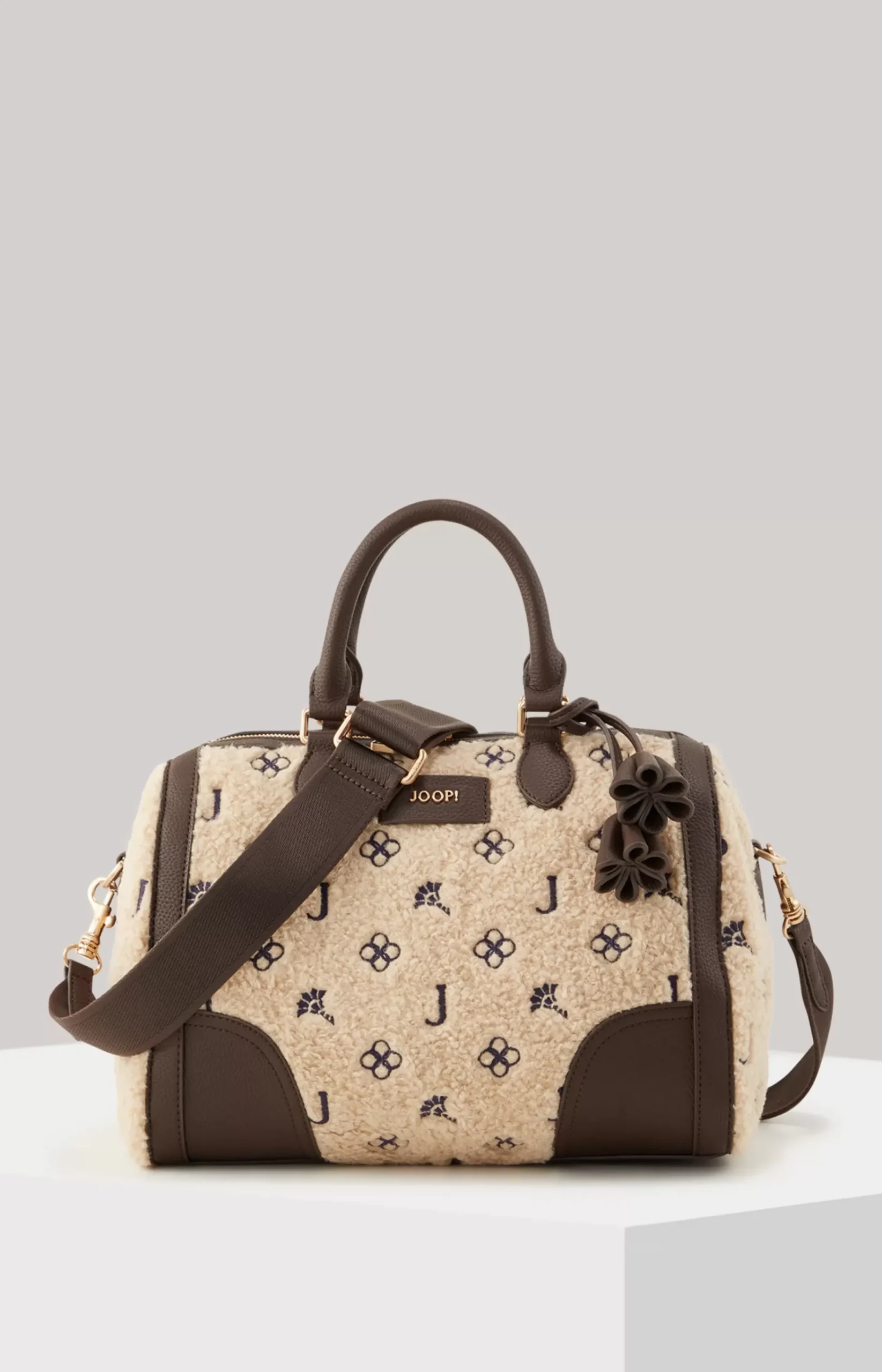 Decoro Peluche Aurora Handbag in Beige