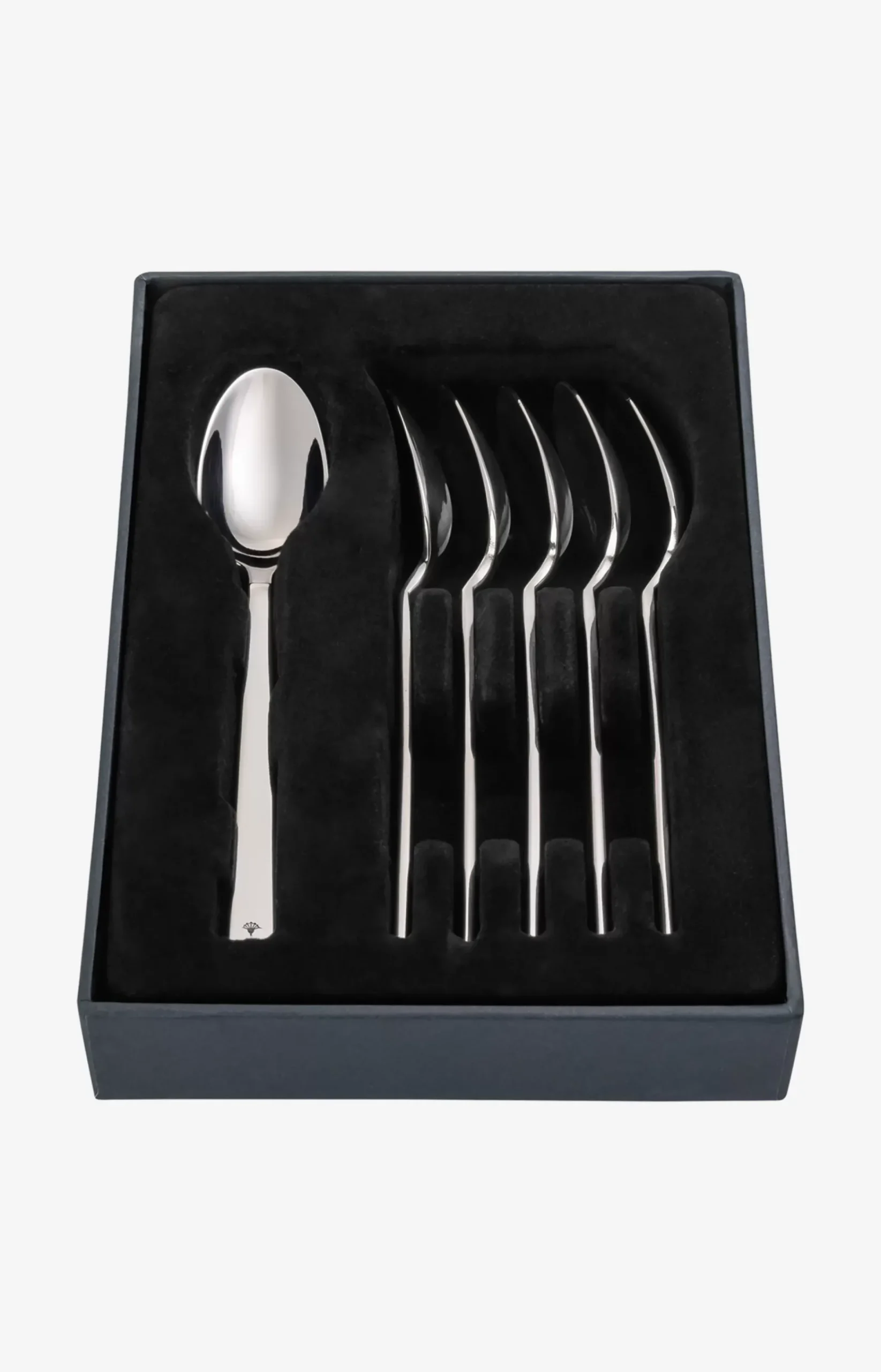 Dining Glamour Espresso Spoons - Set of 6 in Shiny Look
