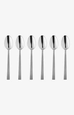 Dining Glamour Espresso Spoons - Set of 6 in Satin Look