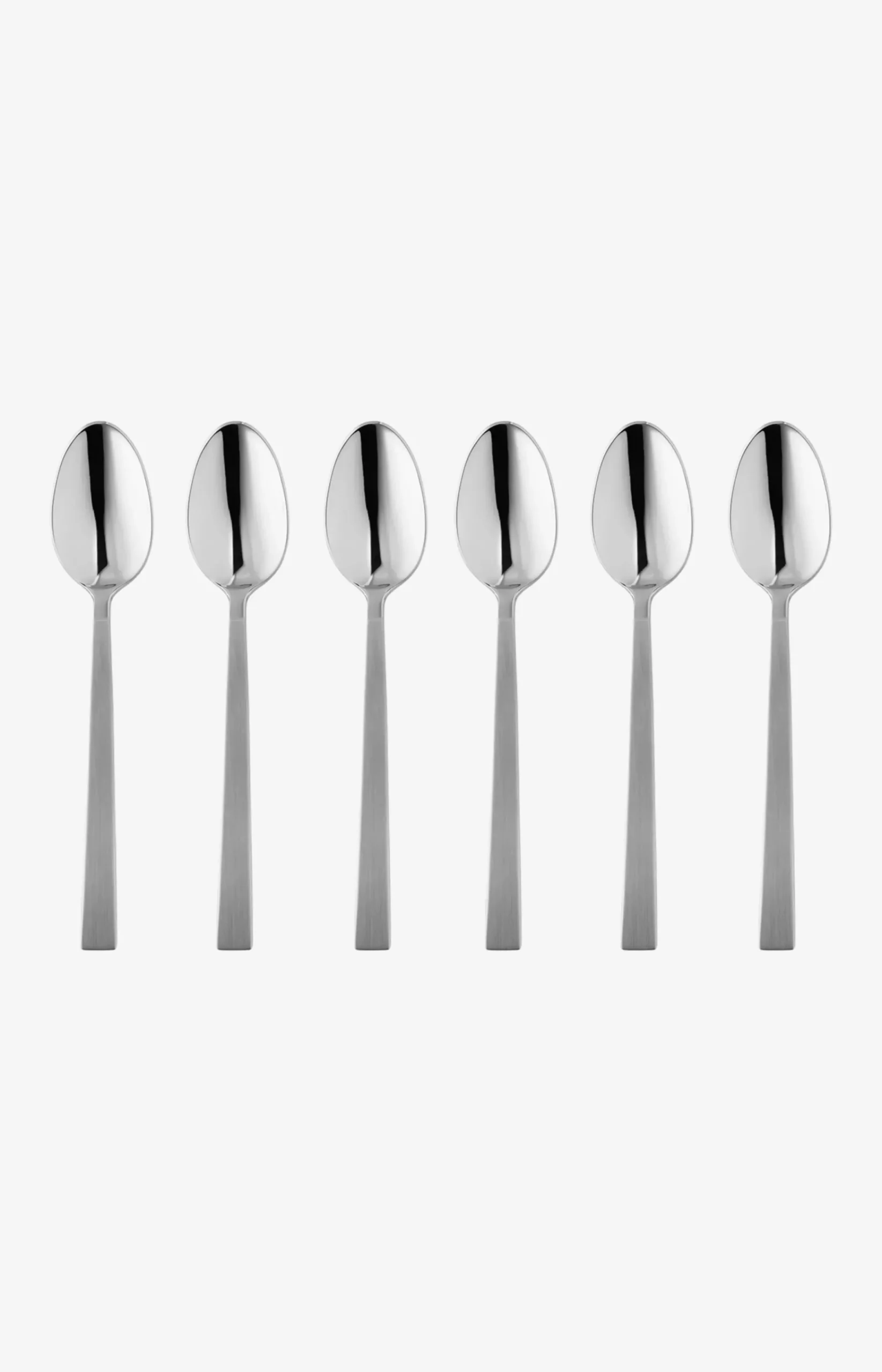 Dining Glamour Espresso Spoons - Set of 6 in Satin Look