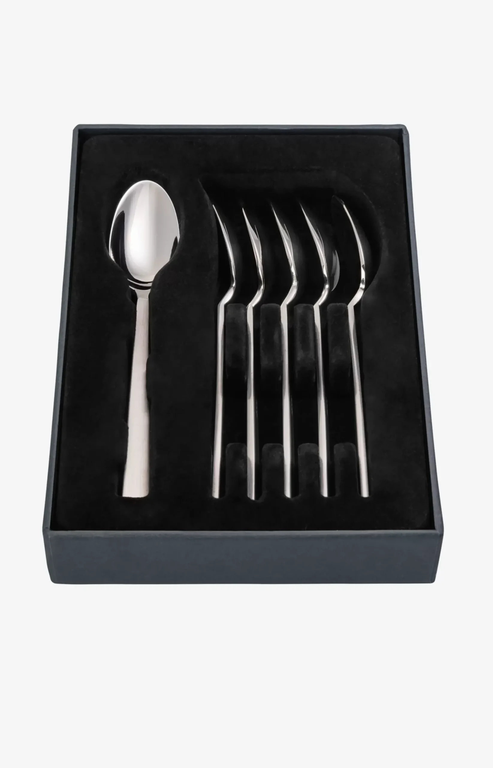 Dining Glamour Espresso Spoons - Set of 6 in Satin Look