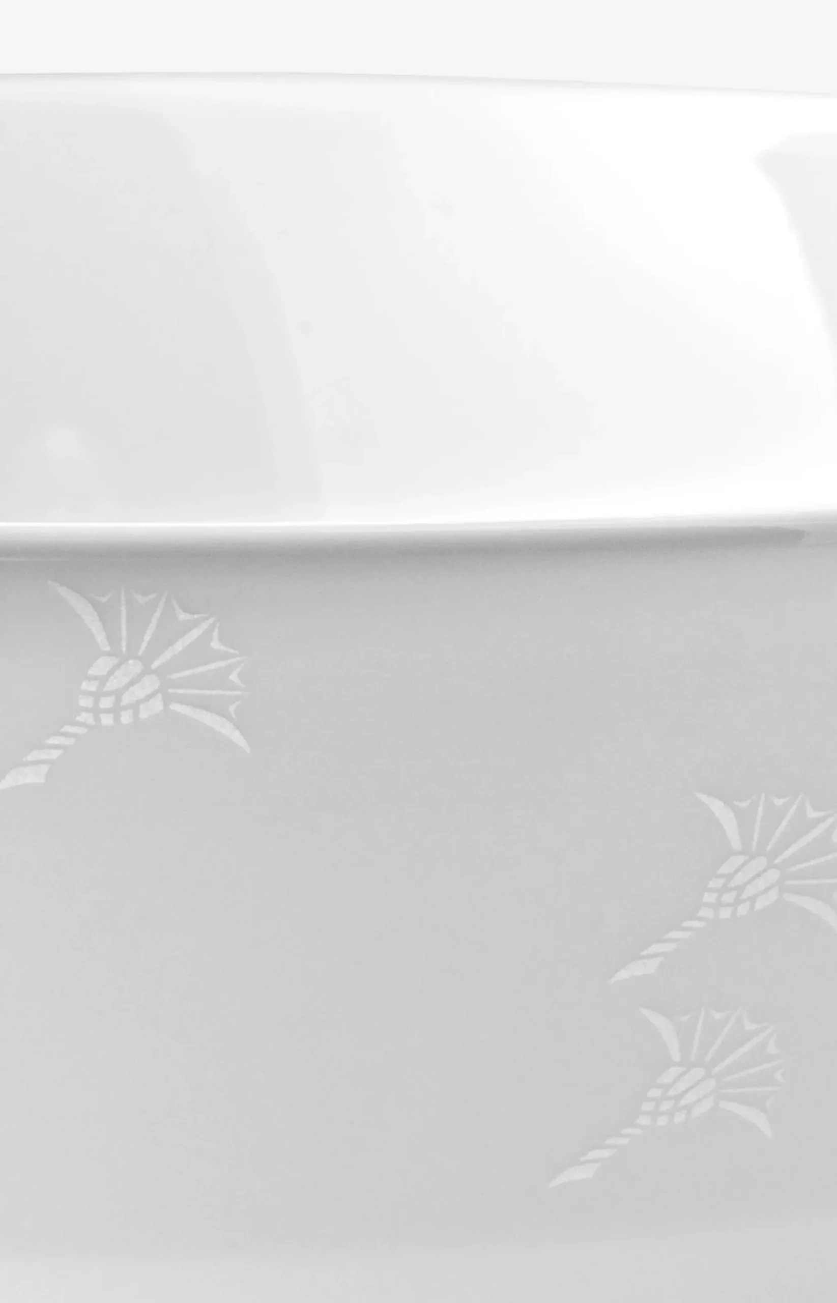 Faded Cornflower Bowl 16 cm - Set of 2 in White