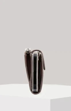 Fano C-Four E-Cage Card Holder in Dark Brown