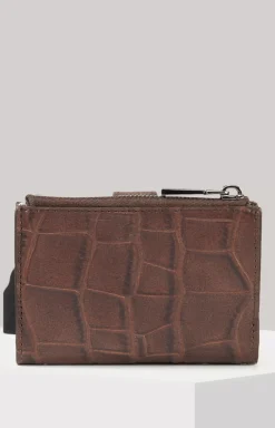 Fano C-Four E-Cage Card Holder in Dark Brown