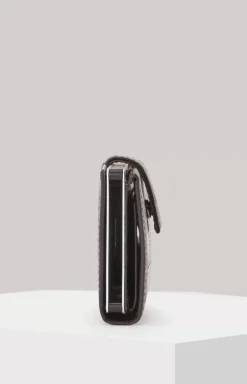 Fano C-Two E-Cage wallet in dark brown