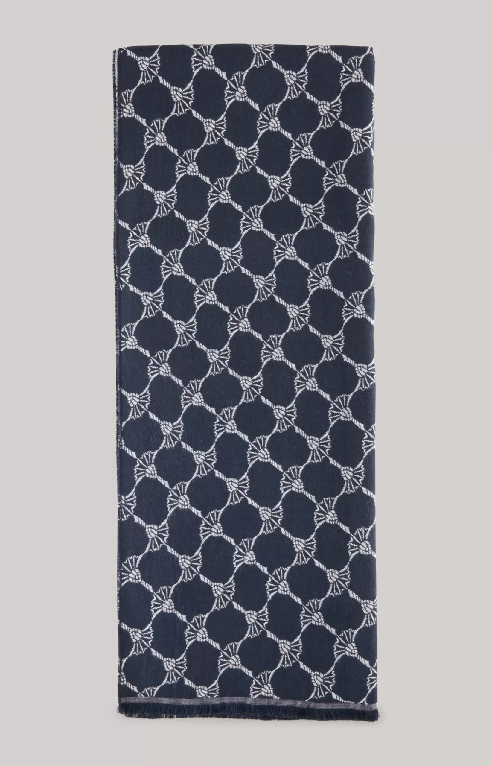 Felix Cornflower Scarf in Navy