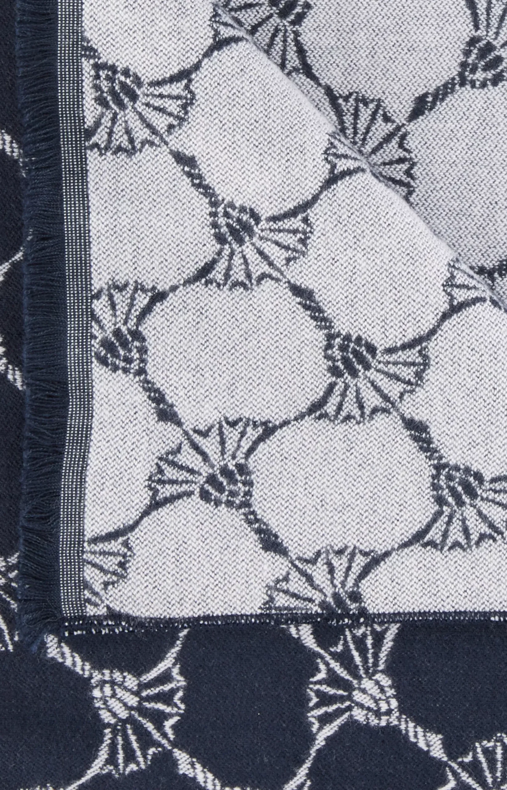 Felix Cornflower Scarf in Navy