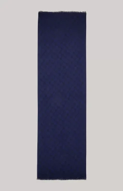 Felix cornflower Scarf in Dark Blue