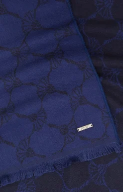 Felix cornflower Scarf in Dark Blue