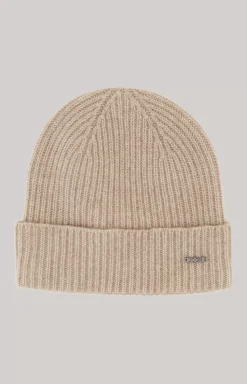 Fenol Knitted Hat in Light Brown
