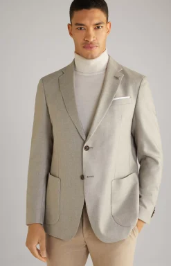Four Jacket in Beige Marl