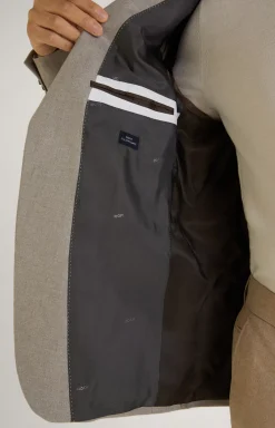 Four Jacket in Beige Marl