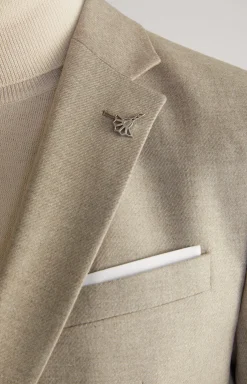 Four Jacket in Beige Marl