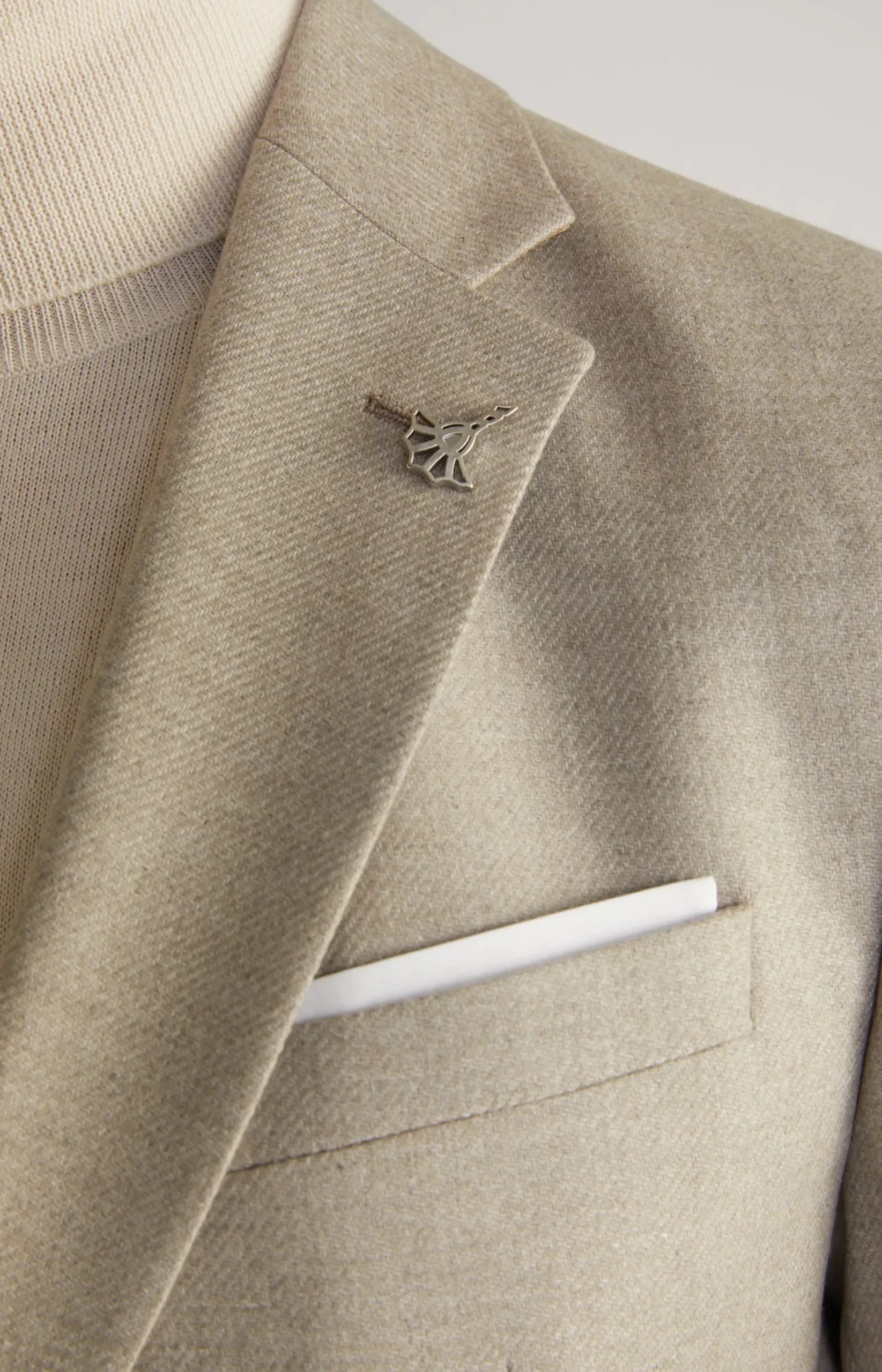 Four Jacket in Beige Marl