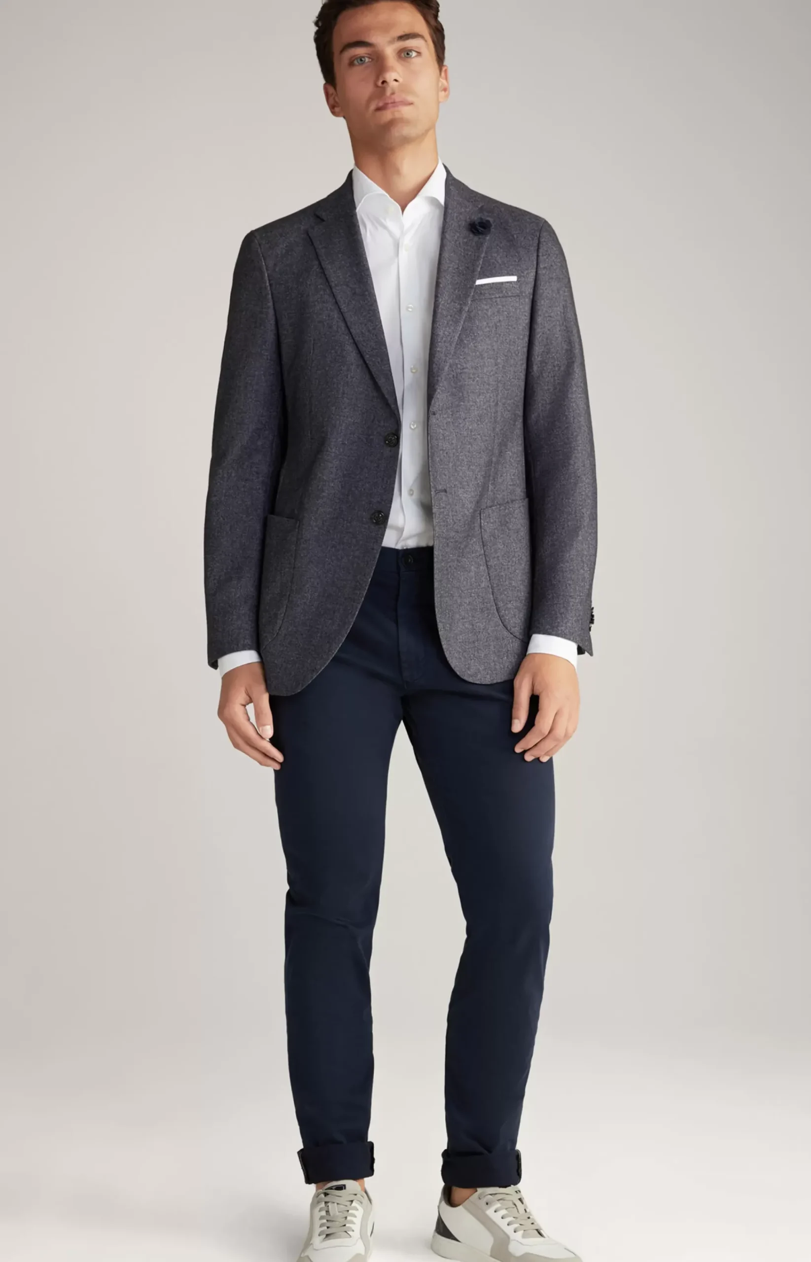 Four Jacket in Blue Marl