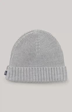 Francis Knitted Beanie in Grey