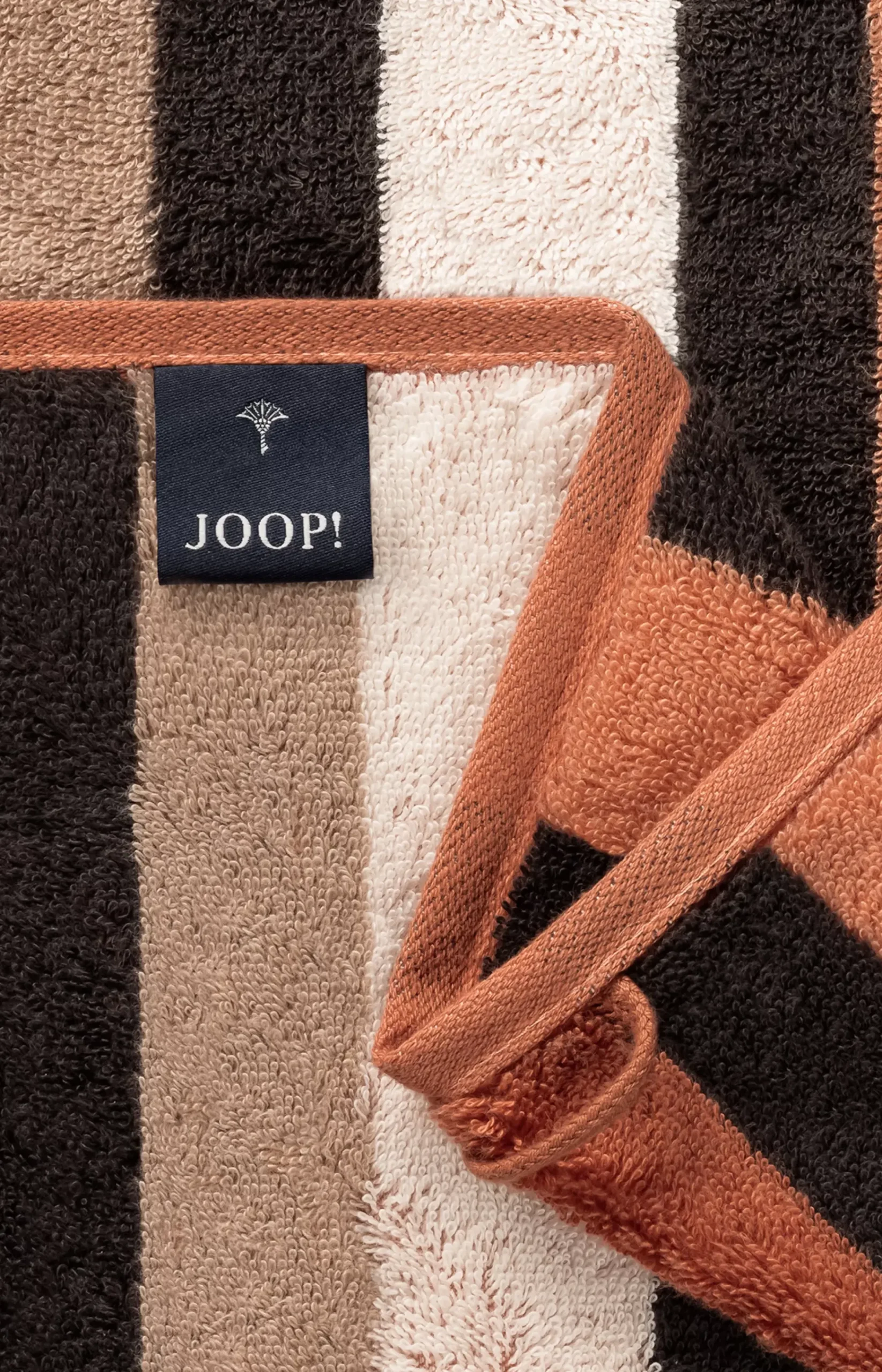 French Fryer Series JOOP! TONE STRIPES in Copper Stripe