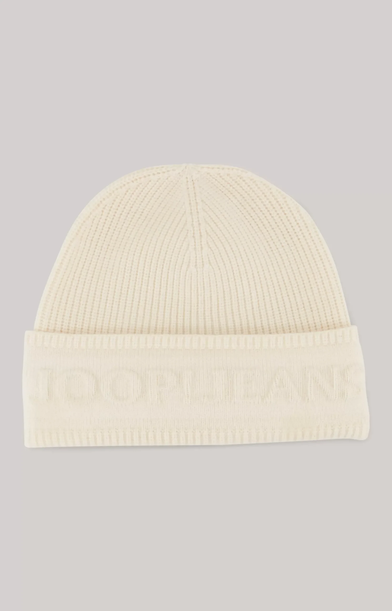 Fulvio Knit Beanie in Ecru