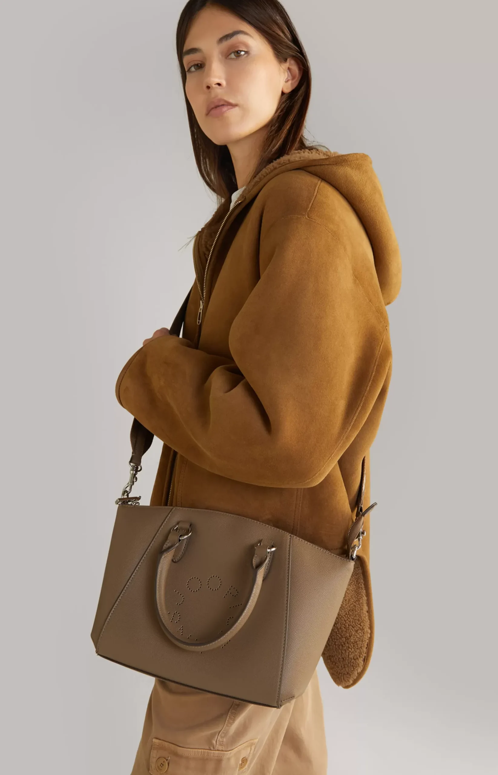 Giro Daniella Handbag in Mushroom Brown
