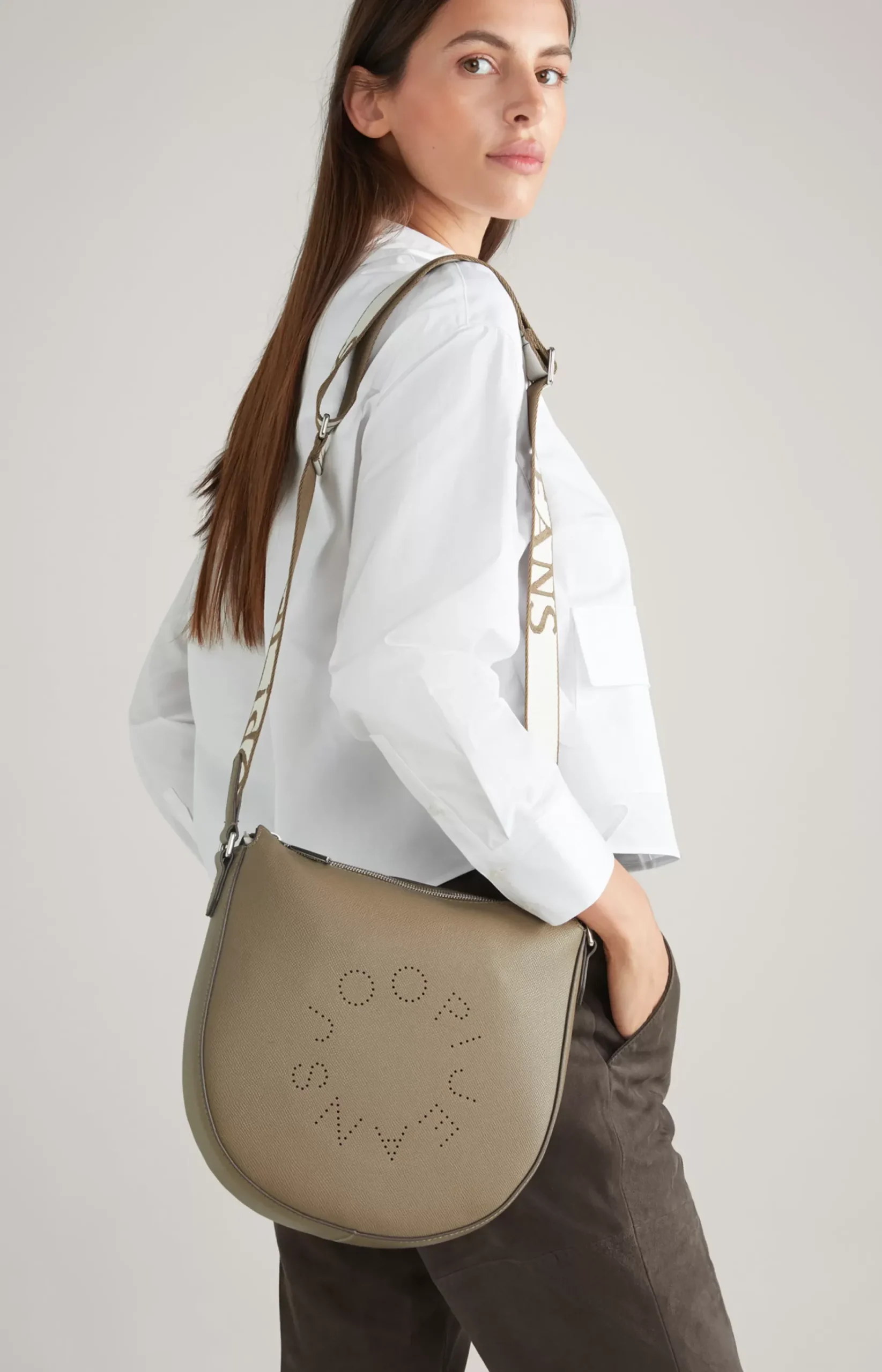 Giro Stella Shoulder Bag in Mushroom Brown