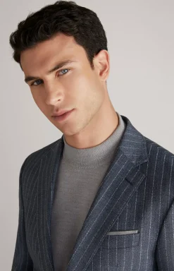 Haspar-Bloom Suit in Blue Stripes